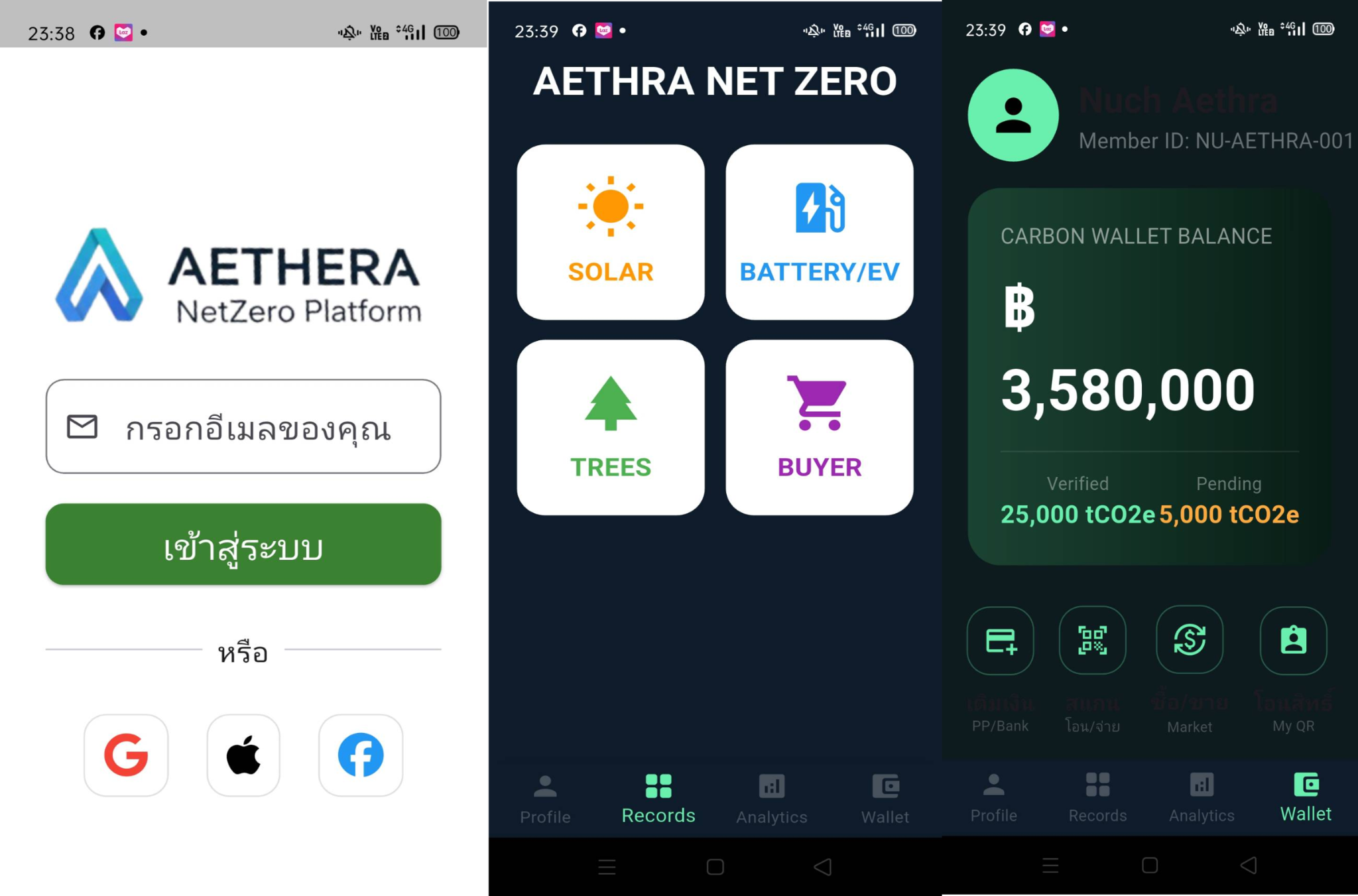 AetherA NetZero mobile platform