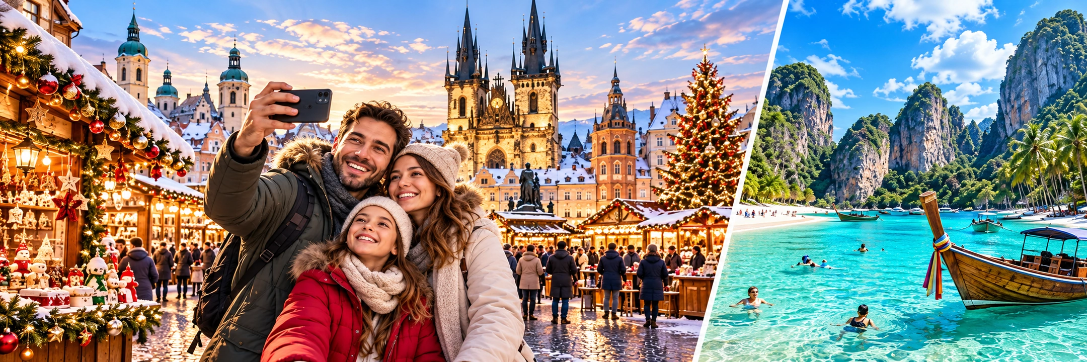 Christmas and New Year travel destinations